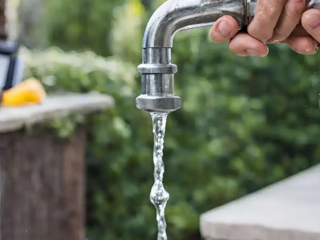 Leaking Outdoor Faucet