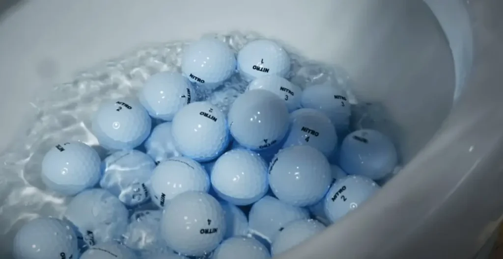 Golf Balls and Billiard Balls Toilet Tests