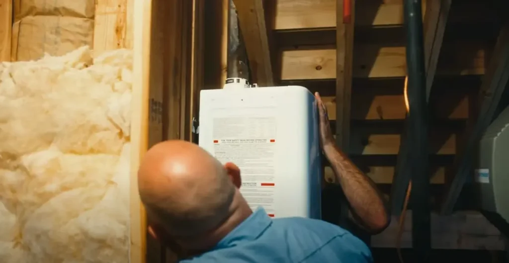 Smedley Plumbing Crew Installing a Tankless Water heater