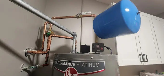 Newly Installed Gas Water Heater