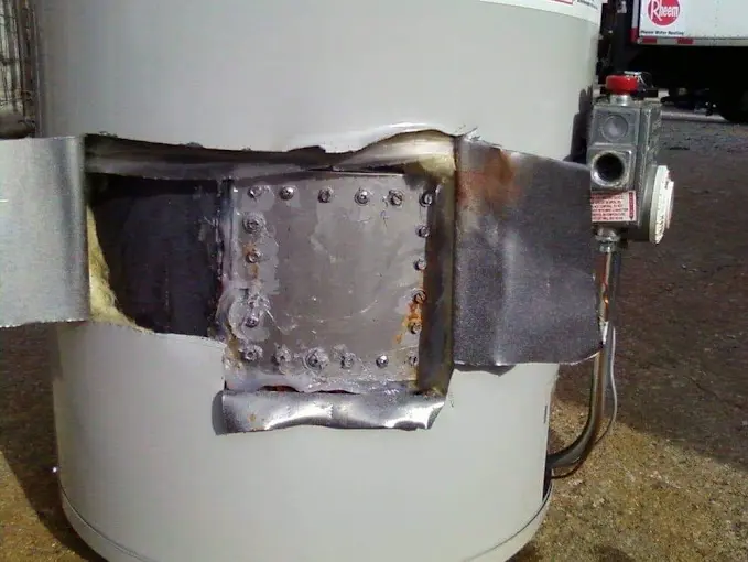 Repaired Gas Water Heater
