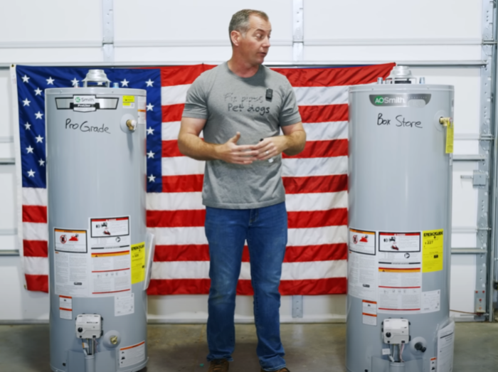 pro grade vs box store water heaters