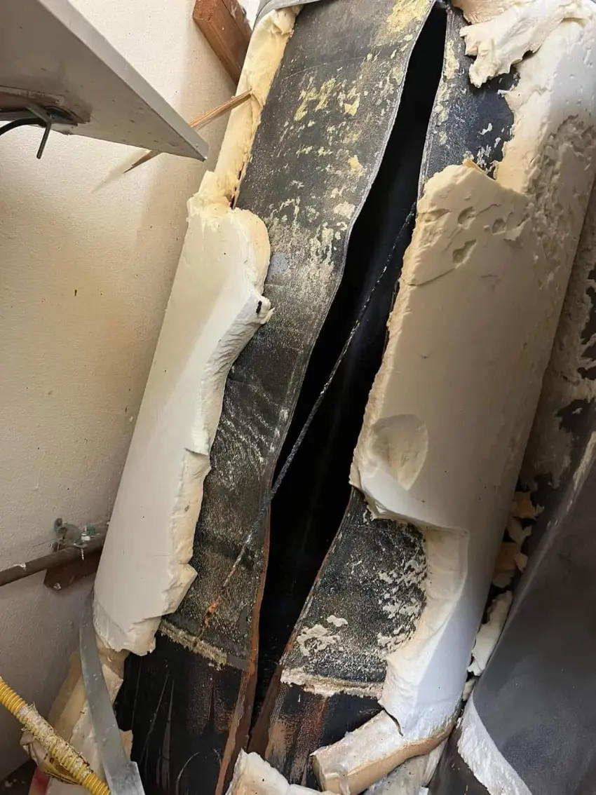 Exploded Pipe Emergency Plumbing